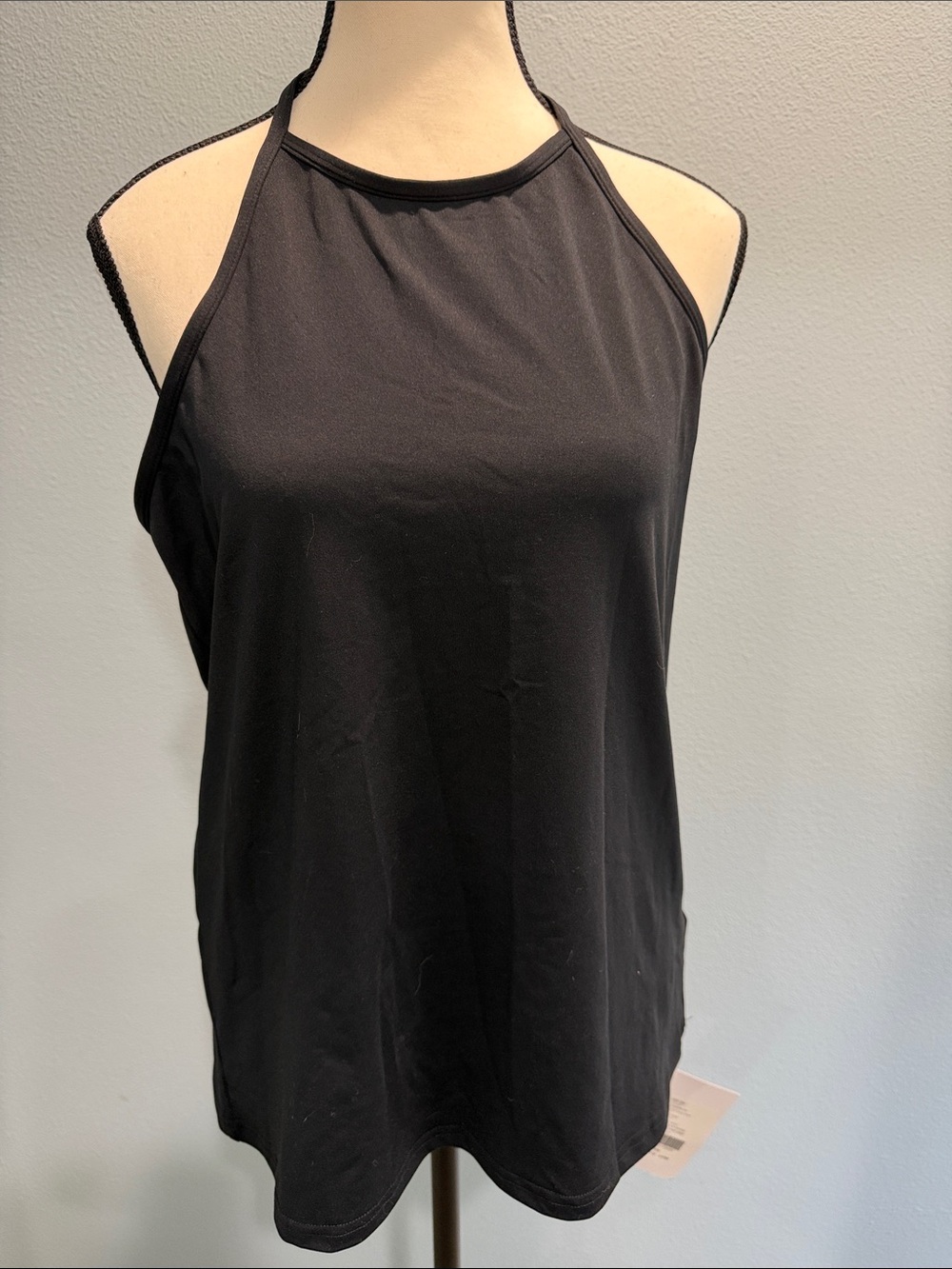 Fabletics Black Halter Neck Tank